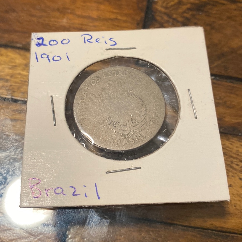 1 coin Ries 1901 Brazil